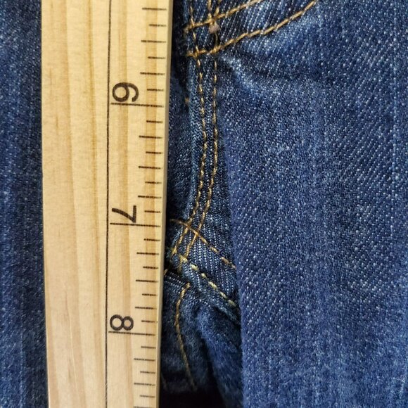 Levis Jeans Womens Size 5 Blue Curvy Cut 528 Skinny Stretch Denim - Picture 8 of 14